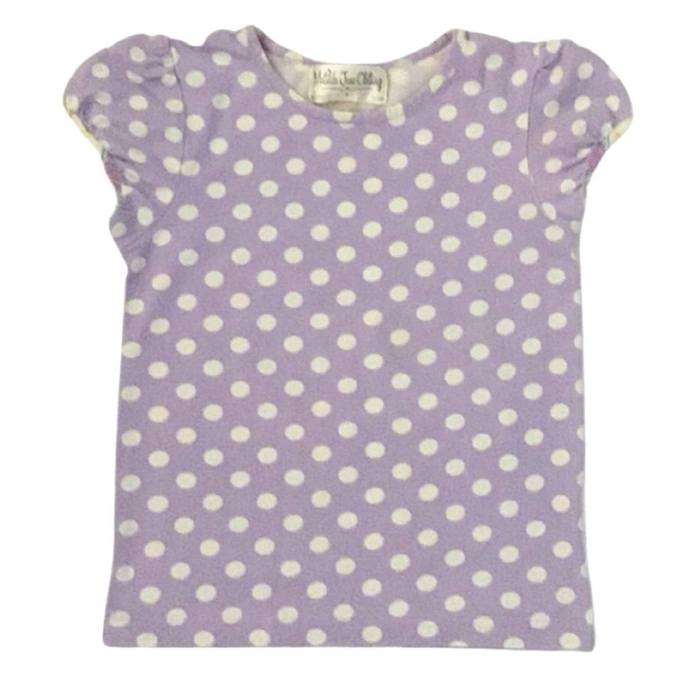 MATILDA JANE • Good Hart Polka Dot Blue Bell Tee Top - Picture 5 of 5